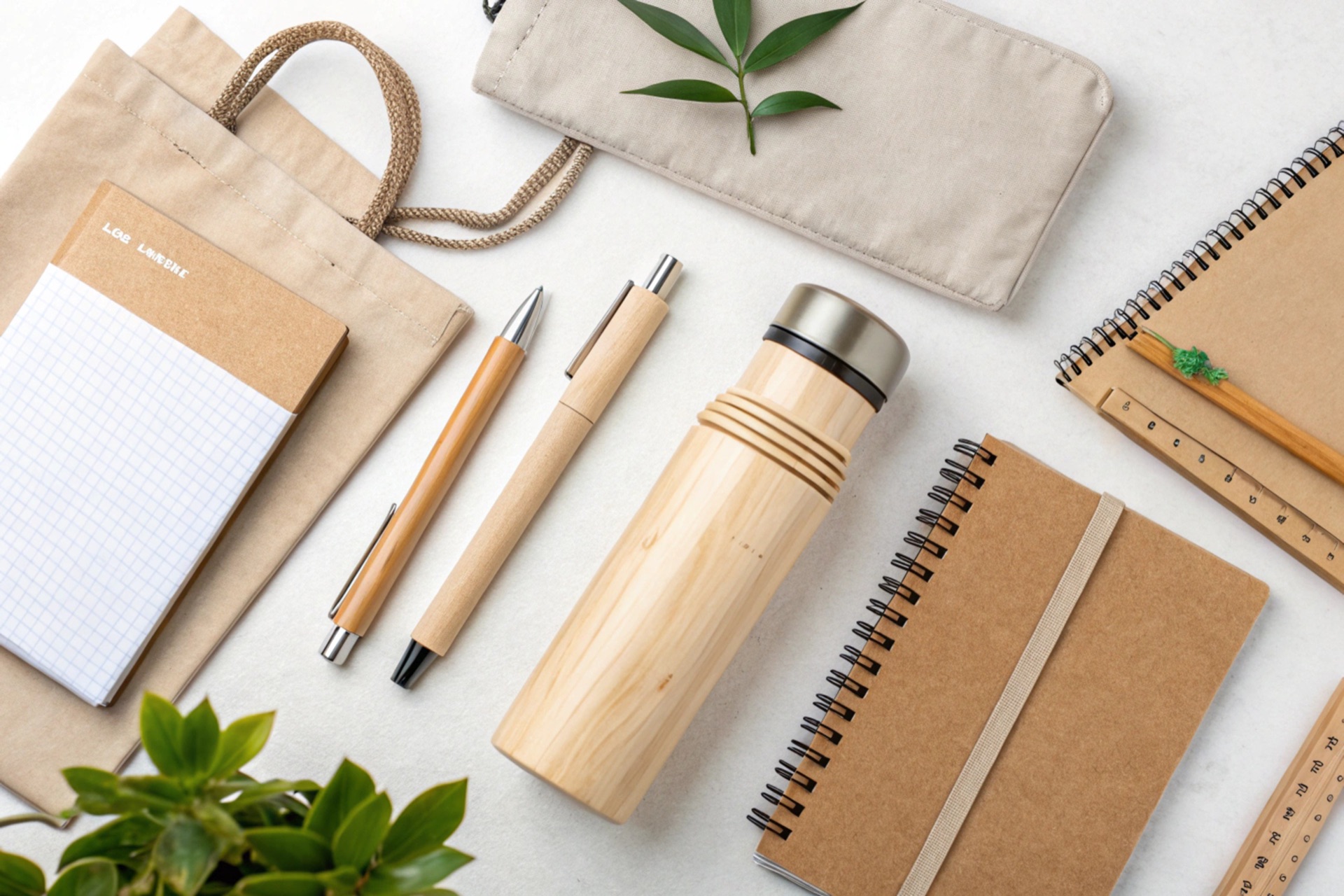 Eco-friendly bamboo pens, utensils and sustainable promotional products